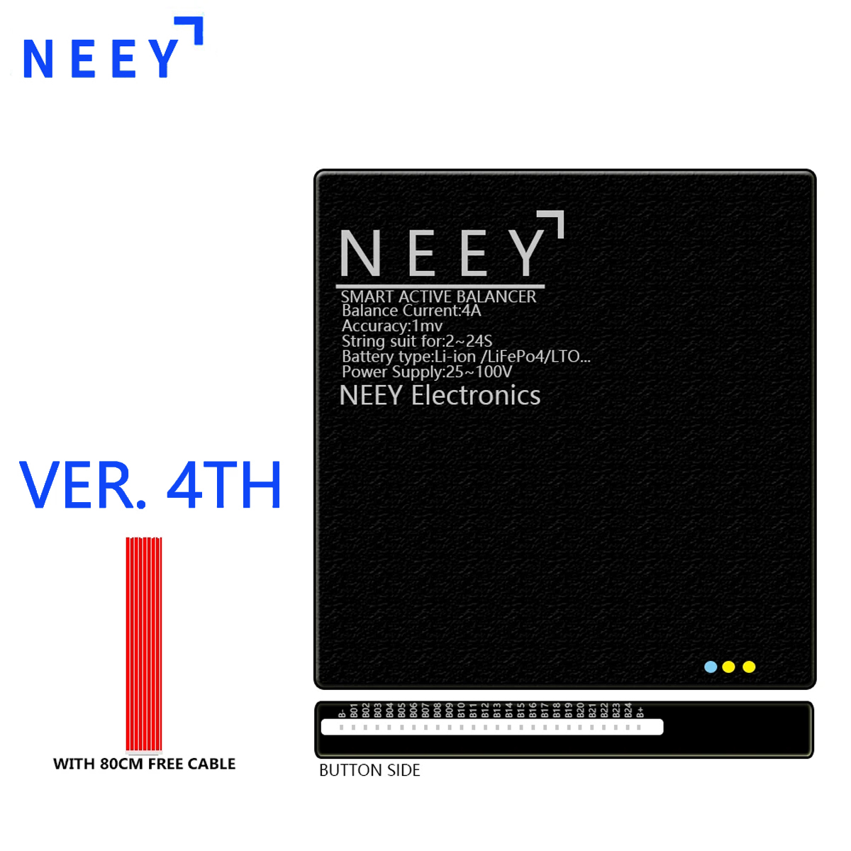 Battery Equalizer Balancer - Активный балансир NEEY 4A для LiFePO4