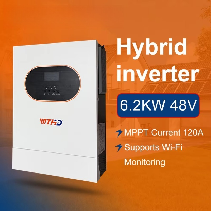 Hybrid Solar Inverter - Гибридный солнечный инвертор 6.2 кВт, однофазный,