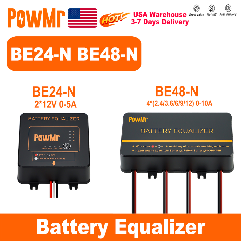 Battery Equalizer Balancer - Автоматический балансир напряжения PowMr USA 24В/48В