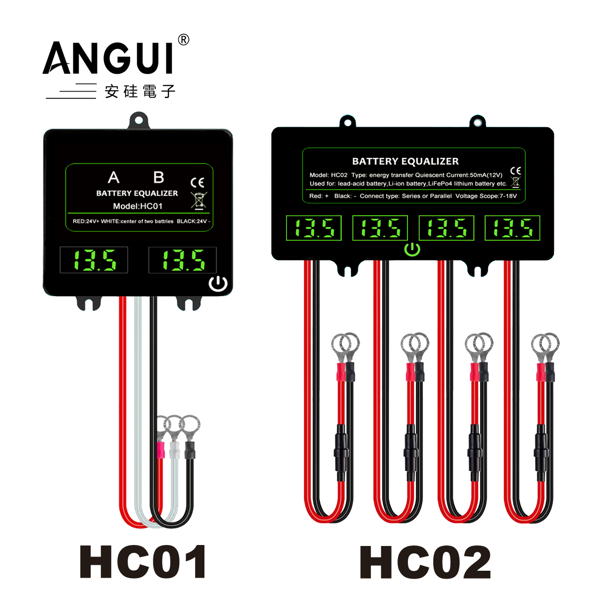 Battery Equalizer Balancer - Эквалайзер аккумулятора ANGUI HC01HC02 с сенсорным