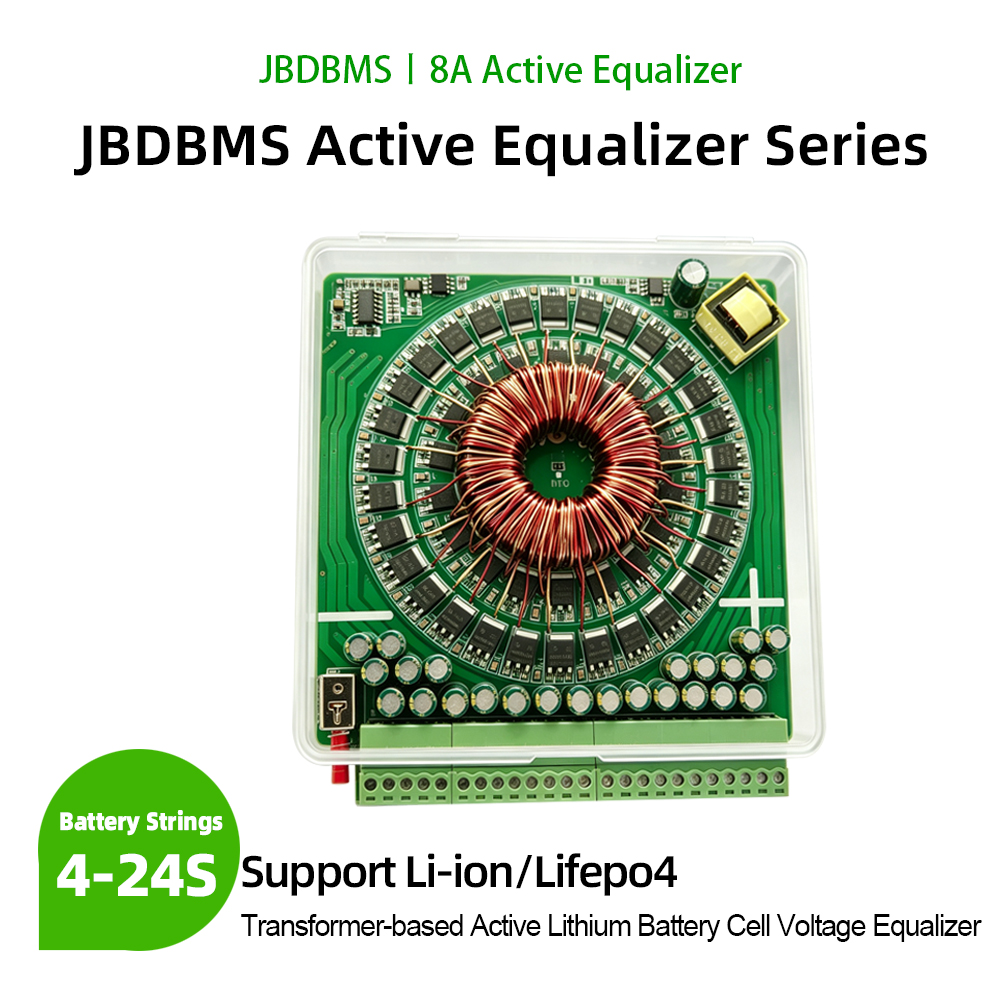 JBDBMS 4-24S 8A Активный балан – обзор и цена Battery Equalizer Balancer
