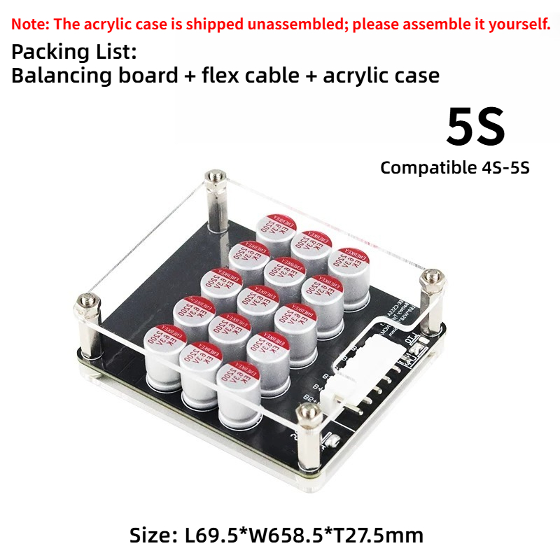 1 шт. 5A 4S Активный балансир- – обзор и цена Battery Equalizer Balancer